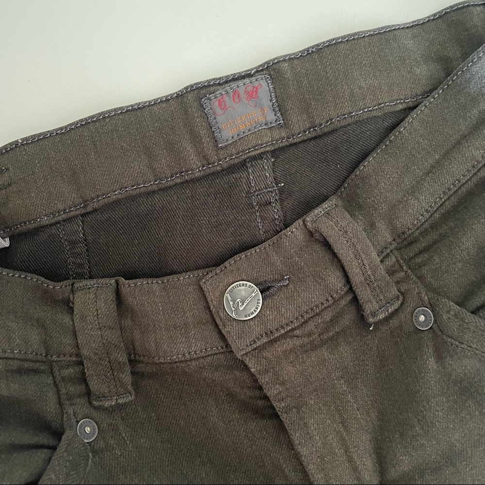 Citizens Of Humanity Hunter Green Stretch Cargo Jeans - Picture 11 of 12